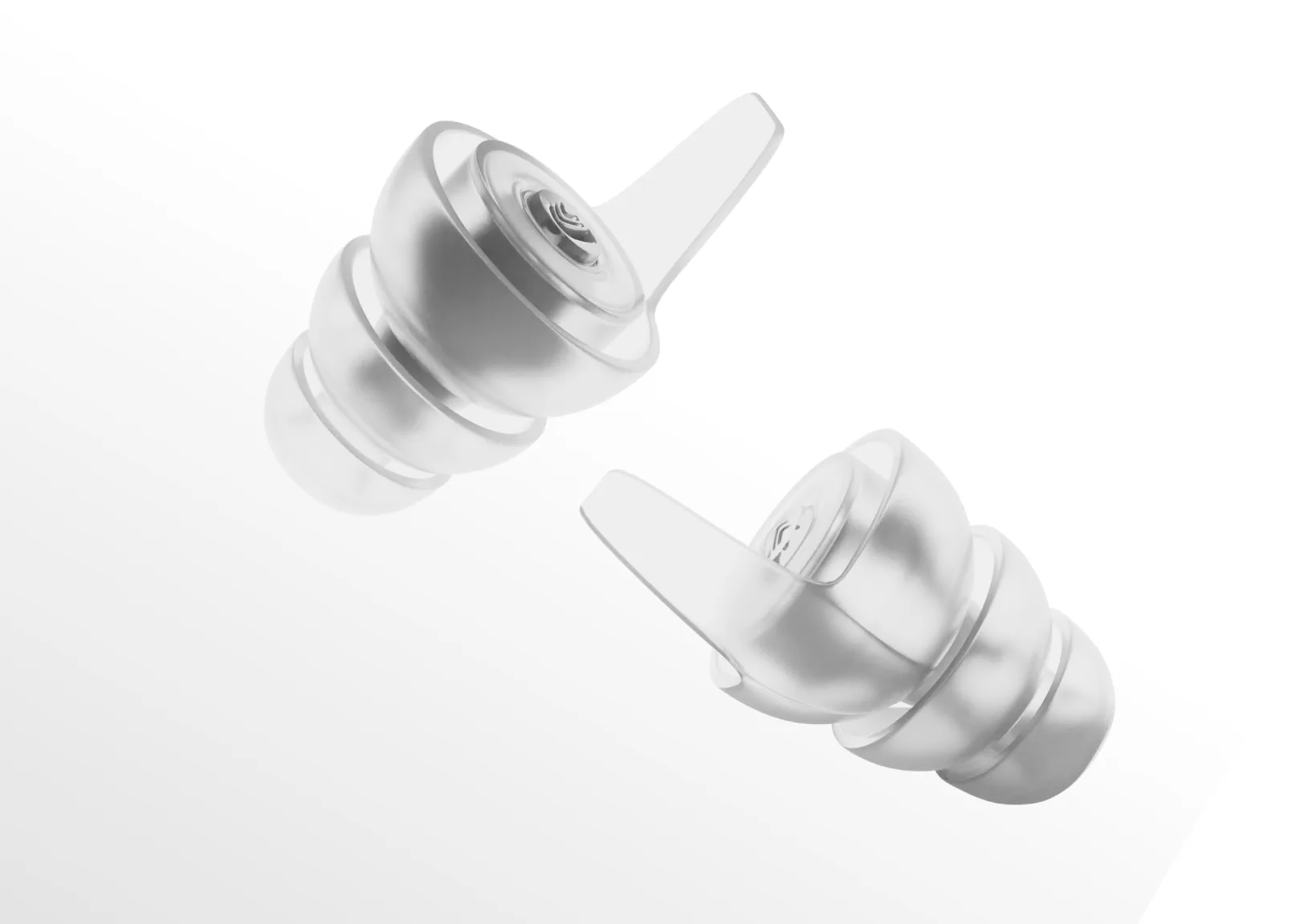 Rave Safe Startset met transparante oordoppen voor festivals, 19 dB-muziekfilters en bewaarkoker